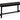 Habitat Kyoto Solid Wood Dining Bench Black Stylish Seating for Kitchen