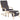 Habitat Bentwood High Back Chair & Footstool - Charcoal
