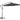 Habitat 2.5m Overhanging Garden Parasol - Black