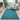 Buddy Washable Mat Plain Teal Shaggy Rug 140x200cm Living Room Bedroom