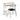 Office Desk and Chair Set - Black