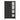 Seville 2 Door Open Shelf Wardrobe Anthracite Functional Bedroom Storage