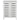Slatted 2 Door Shoe Storage Cabinet - White