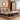 Birlea Croxley Rattan Double size Bed Black Oak