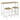 Bolitzo Oak White Bar Table & 2 Oak White Stools