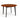 Sunny Wood Effect 4 Seater Dining Table Walnut Stylish and Functional Dining