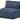 Lexi Single Velvet Chairbed - Navy