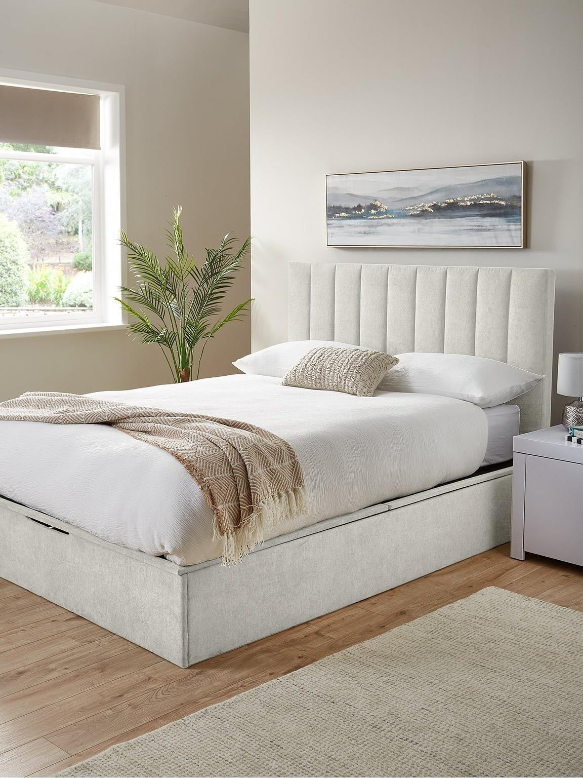 Nova End Lift Ottoman King Bed Underbed Storage No Mattress