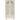 Cora Glass Door Bookcase Ivory & Brass | Fluted Drawer | Adjustable Shelves