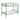 Mason Single Metal Bunk Bed - Sage Green