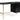 Habitat Jelly Bean 1 Drawer Office Desk - Black