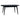 Etta Extendable Dining Table Black Stain | Modern Kitchen Table | Free Delivery