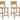 Habitat Faro Pair of Woven Oak Bar Stools - Natural