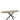 Oslo Extending Dining Table Oak & Black | 160-200cm | Modern Chopstick Legs