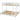 Kaycie Triple Bunk Bed Frame White Durable and Space-Saving Bedroom Solution