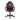 Faux Leather Mid Back Gaming Chair Red Black For PC Gaming Comfort