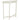 Rita Console Table - White