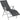 Malibu Folding Recliner Garden Chair - Black