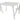 Liberty House Unicorn Kids Table and 2 Chair - White