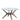 Julian Bowen Chelsea Large 140 cm Round Glass Top Dining Table