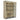 Double Modular Metal Framed Fabric Wardrobe - Jute