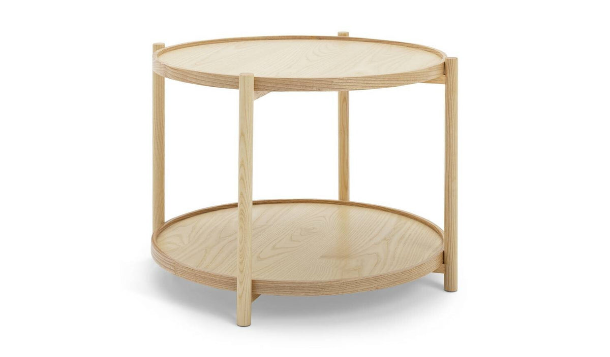 Selby Round Coffee Table Lower Shelf Storage Assembly