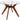 Habitat Zela Glass 4 Seater Dining Table Walnut Elegant Dining Room Furniture