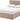 Luca Double End Lift Ottoman Bed Latte Stylish and Elegant Bedroom Furniture