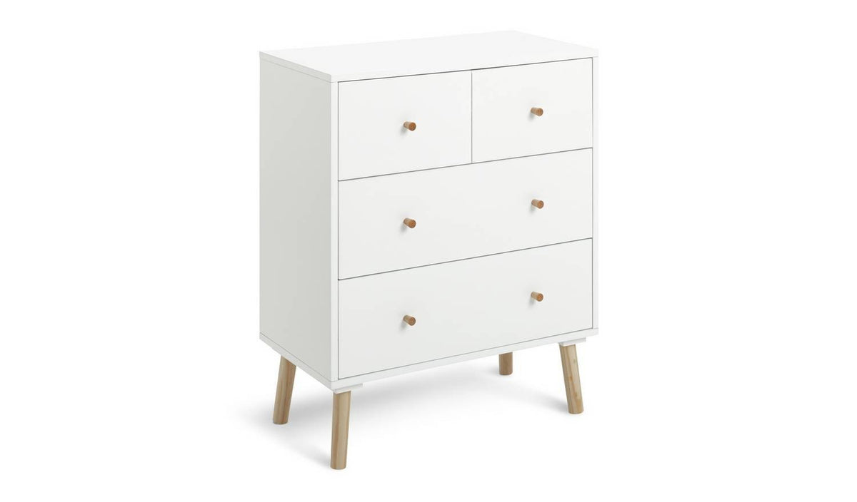 Otto 4 Drawer Chest Storage Organiser Bedroom