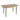 Malone 1.2m to 1.6m Extending Dining Table Acacia Wood Effect