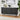 Lucero Black 3 Door Sideboard | Modern Console Table | Hallway Organizer