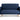 Evie Fabric 2 Seater Sofa - Navy Blue