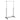 Single Clothes Rail - Black and Chrome