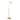 Habitat Coleman Glass Shade Metal Floor Lamp - Brass
