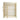 Covered Triple Wardrobe - Cream