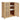 Habitat Eave 2 Door Bamboo Cabinet Natural Stylish and Functional Storage