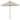 2.7m Water Repellent Garden Parasol - Cream