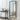 Habitat Black Wiggle Full Length Wall Mirror - 60x150cm
