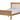 Aubrey Kingsize Wooden Bed Frame Oak Stain Sturdy and Stylish Bedroom Furniture