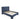 Modern Fabric Azure Double Bed Blue Elegant and Stylish Bedroom Furniture