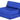 SINGLE FLIP OUT CHAIRBED - BLUE