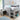 Aspen Mid Sleeper Bed Frame with Desk, Drawers and Shelves Grey Oak SPACE SAVING