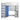 Miami Fresh High Sleeper Bed Blue with Wardrobe & Desk Kids