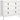 Tvilum Madrid 3 Drawer Chest - White