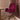 Clarice Velvet Office Chair - Burgundy
