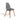 Berlin Grey Dining Table & 2 Grey Chairs Modern Kitchen Furniture Set