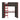Fenner High Sleeper Gaming Bed with Desk | Grey & Red | Built-in Shelves & Desk | Space Saving