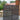 Modern Wave Garden Screen 120 X 60 Cm Black Outdoor
