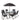 Santa Cruz 8 Piece Dining Set Black Garden Patio Furniture UK
