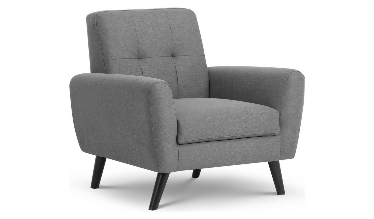 Julian Bowen Monza Fabric Armchair Comfortable Lounge Chair